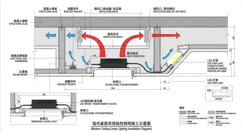 現(xiàn)代家居吊頂結(jié)構(gòu)剖面圖.JPG
