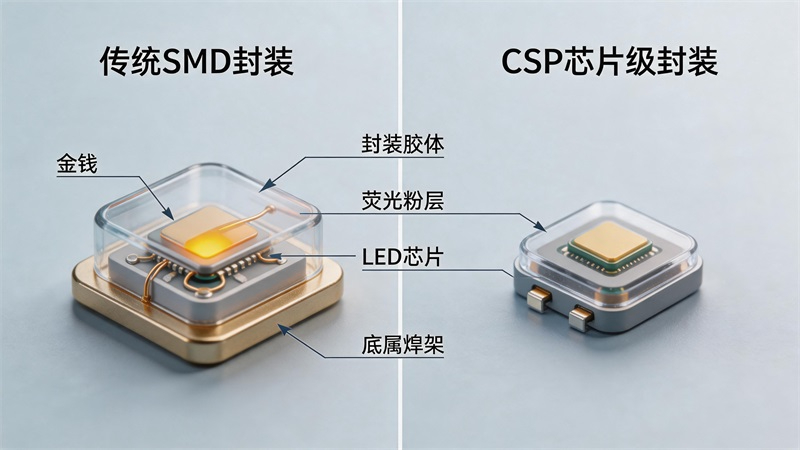 LED芯片級封裝對比圖....JPG