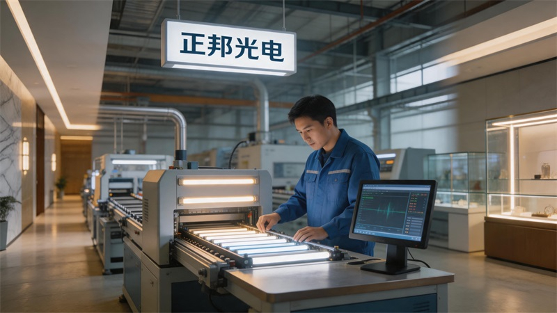 現代LED燈帶生產工廠與應用展示結合畫面.JPG