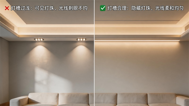 同一空間燈帶安裝對比....JPG