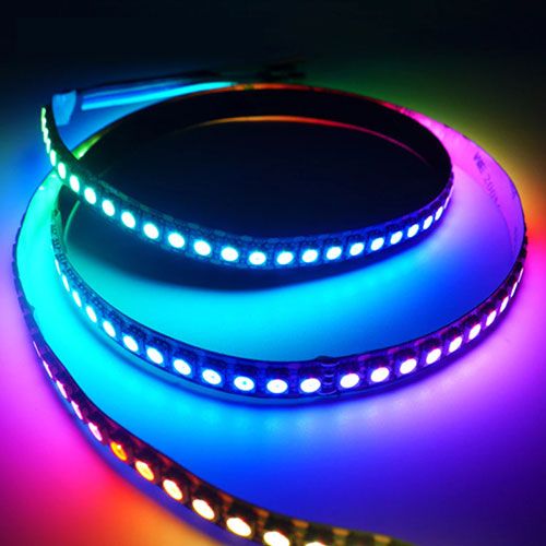 WS2815幻彩燈帶斷點續(xù)傳雙信號傳輸5050幻彩DC12V