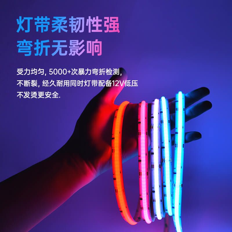 COB幻彩燈帶支持網(wǎng)紅流水跑馬效果720燈每米工廠直銷 - 4