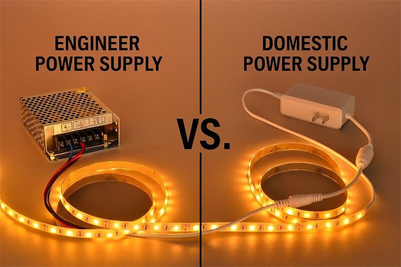 LED燈帶配置工程電源與家庭電源的區別？