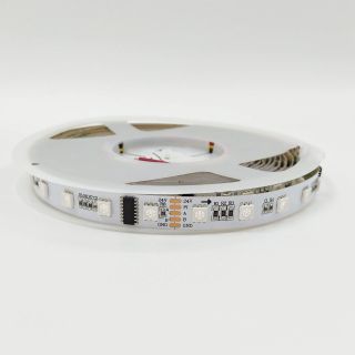 UCS512幻彩燈帶|DMX兼容高性能RGB像素燈條|60燈每米|5050燈珠|DC24V - 4