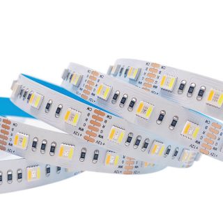 5050 五合一 RGB CCT 雙色溫 LED 燈帶，6 線獨立調光，支持 DC12V/24V - 3